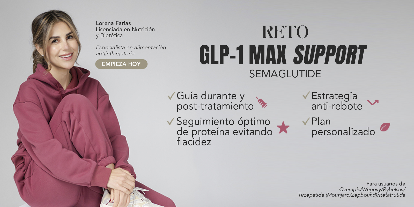 Reto GLP-1 Max Support — Semaglutide